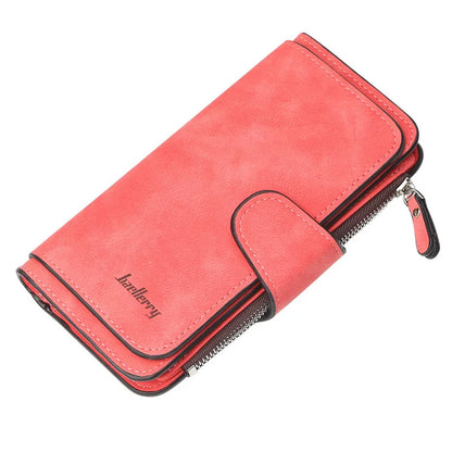 Women Wallets Fashion Long PU Leather Top Quality Card Holder Classic Female Purse  Zipper  Wallet For Women