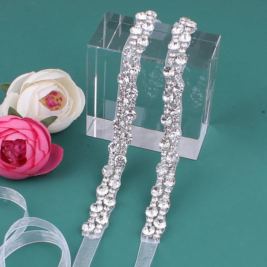 Diamond bridal belt, wedding supplies, ladies' belt, crystal belt, wedding dress accessories,