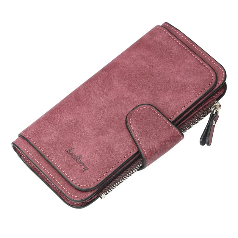 Women Wallets Fashion Long PU Leather Top Quality Card Holder Classic Female Purse  Zipper  Wallet For Women