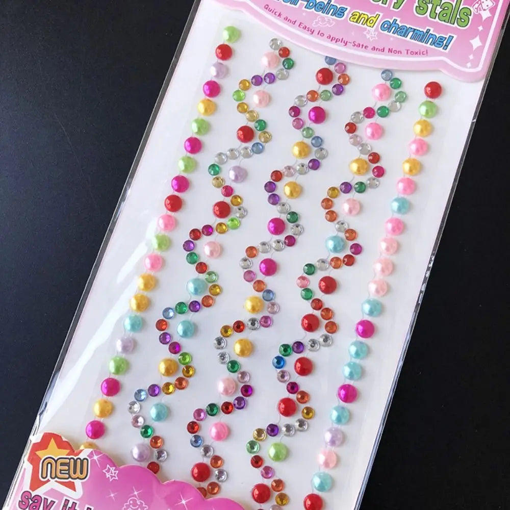 3D Gem Stickers Acrylic Crystal Sticker DIY Decorations Rhinestone for Kids Girls