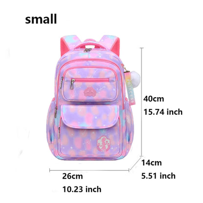 Children Girl Backpack School Bag Pink For Kid Child Teenage Schoolbag Primary Kawaii Cute Waterproof