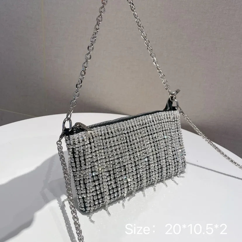 New Arrival Dolly Bags Shiny Tassel Handbag