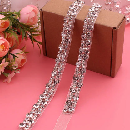 Diamond bridal belt, wedding supplies, ladies' belt, crystal belt, wedding dress accessories,