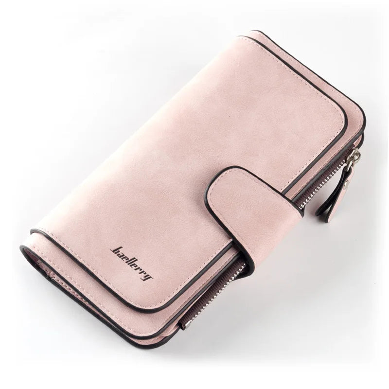 Women Wallets Fashion Long PU Leather Top Quality Card Holder Classic Female Purse  Zipper  Wallet For Women