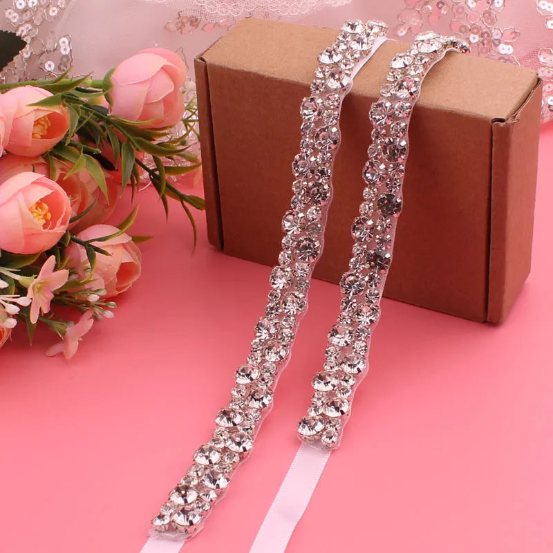 Diamond bridal belt, wedding supplies, ladies' belt, crystal belt, wedding dress accessories,