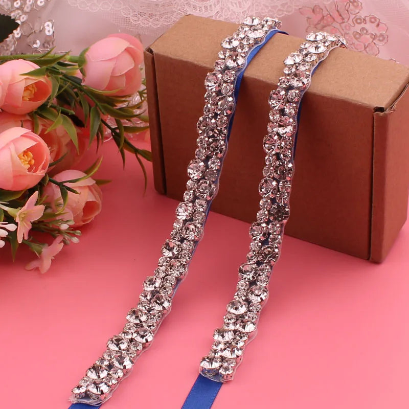 Diamond bridal belt, wedding supplies, ladies' belt, crystal belt, wedding dress accessories,