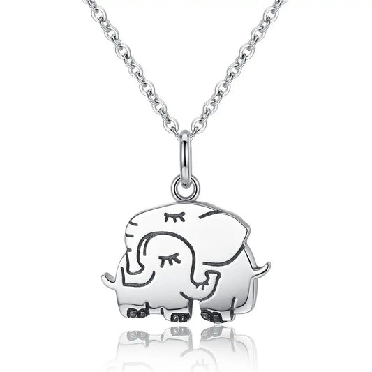 Sterling Silver Elephant Pendant