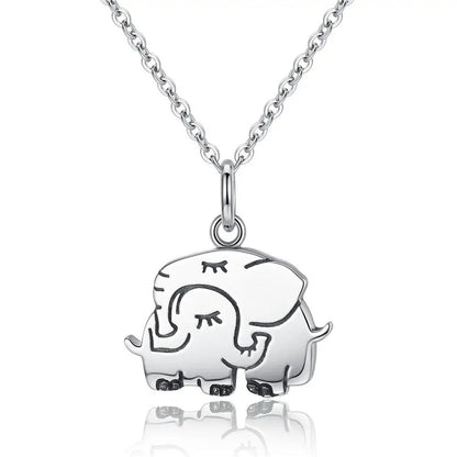 Sterling Silver Elephant Pendant