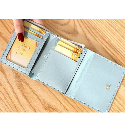 2024 Women Wallets Fashion PU Leather Top Quality Female Purse Short Card Holder Brand Wallet for Women