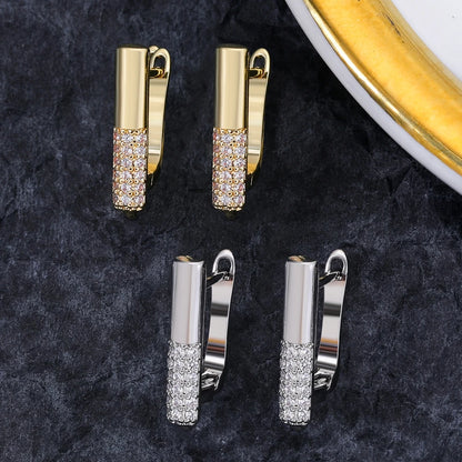 18K Real Gold Plated Earwire Fasteners Earring Hooks Accessories For DIY Women's Anti-Allergy Earrings Making