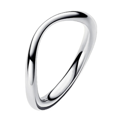 925 Sterling Silver Organically Shaped Stacking Rings&Heart&Two-tone Entwined Bands Ring Hot Selling Gift Jewely