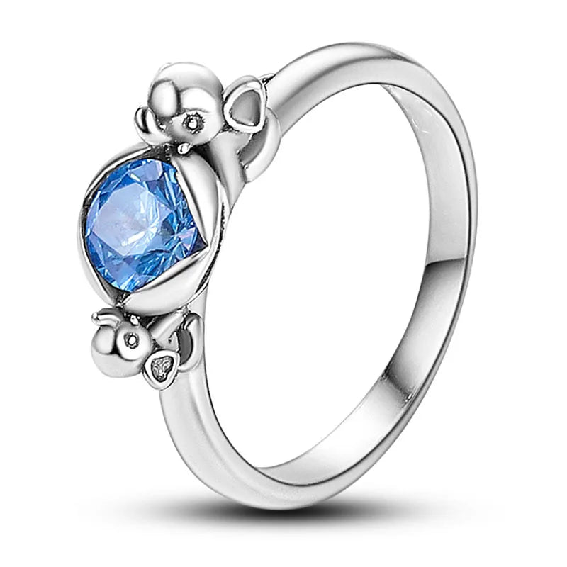 Silver Plated Women Luxury Stackable Ring Real Infinite Flower Daisy Fine Jewelry Rings For Engagement Weddling Party