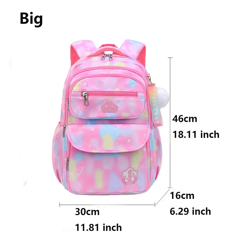 Children Girl Backpack School Bag Pink For Kid Child Teenage Schoolbag Primary Kawaii Cute Waterproof