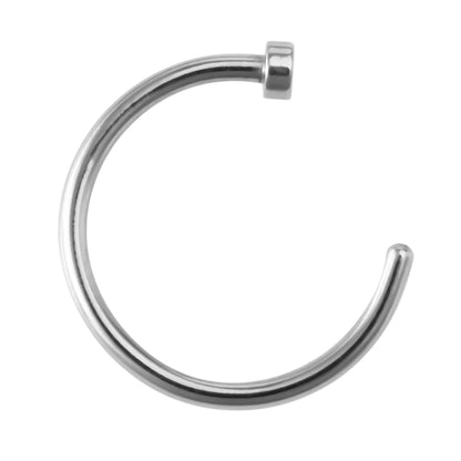 1pc Fake Nose Ring for Women Men 20G Surgical Steel Faux Piercing Jewelry Fake Piercing Hoop Lip Septum Nose Rings Body Jewelry