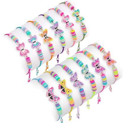 Butterfly Bliss 12-Pack Girls' Bracelets