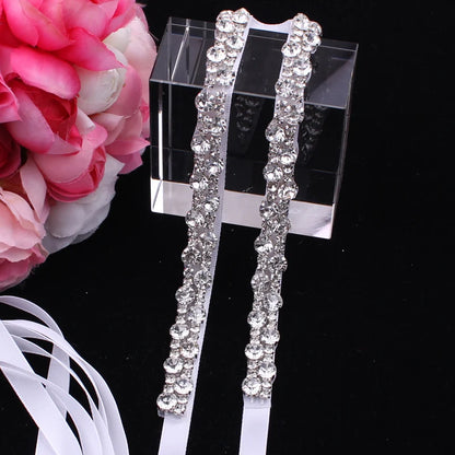 Diamond bridal belt, wedding supplies, ladies' belt, crystal belt, wedding dress accessories,