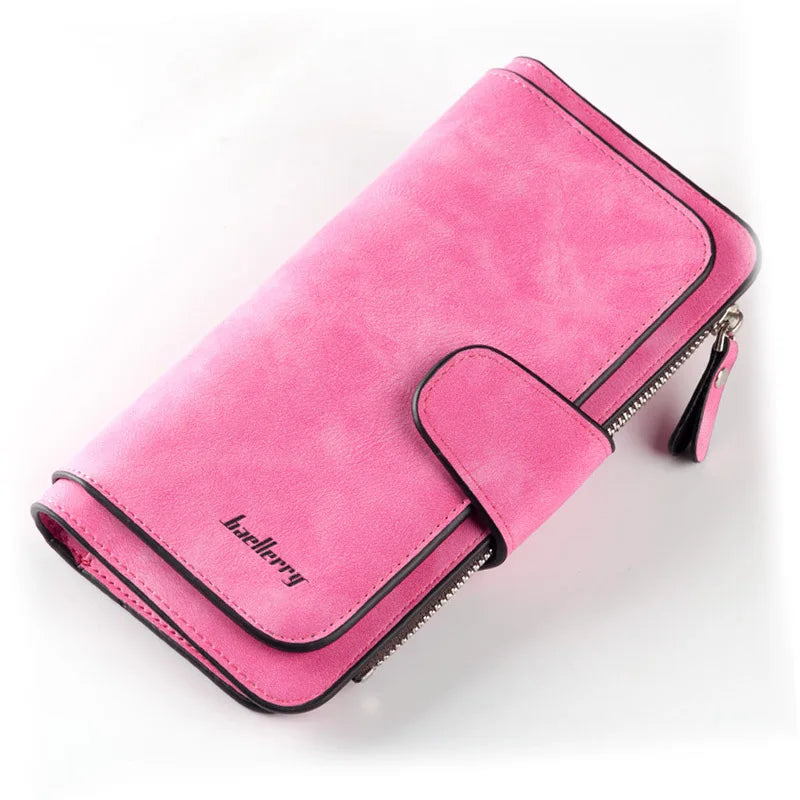 Women Wallets Fashion Long PU Leather Top Quality Card Holder Classic Female Purse  Zipper  Wallet For Women