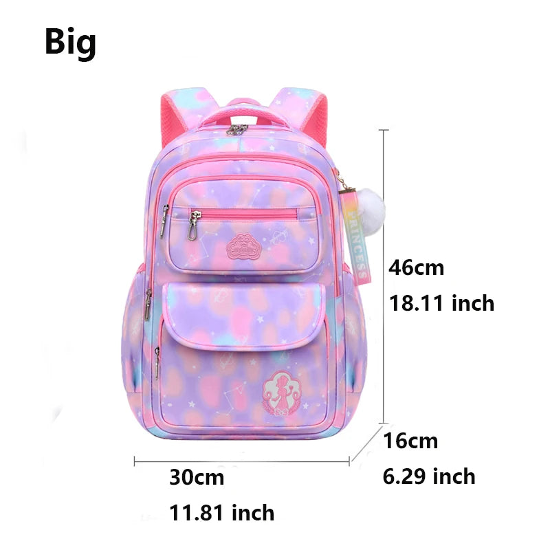 Children Girl Backpack School Bag Pink For Kid Child Teenage Schoolbag Primary Kawaii Cute Waterproof