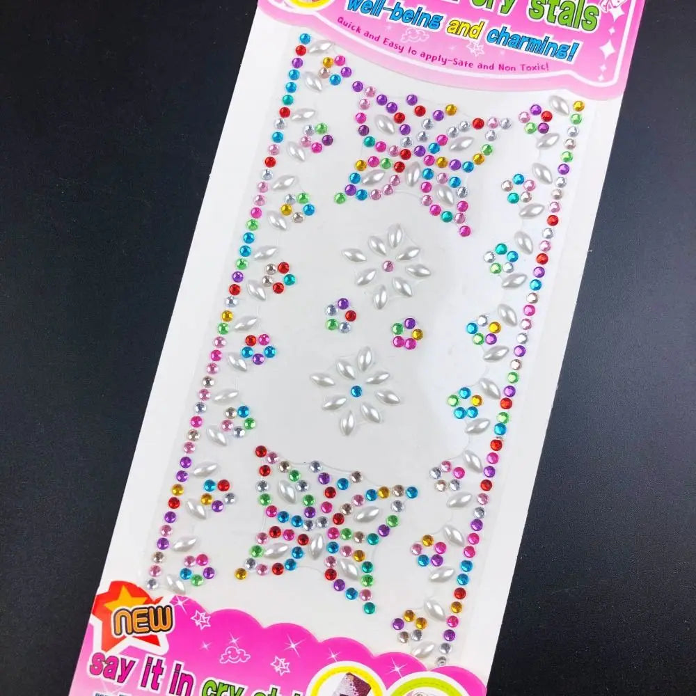 3D Gem Stickers Acrylic Crystal Sticker DIY Decorations Rhinestone for Kids Girls