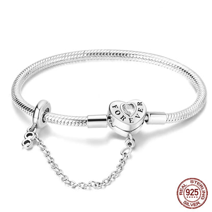 Bracelet 925 Sterling Silver Zircon Bracelets