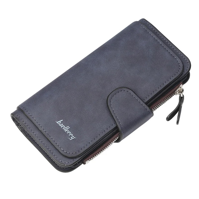 Women Wallets Fashion Long PU Leather Top Quality Card Holder Classic Female Purse  Zipper  Wallet For Women