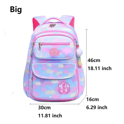 Children Girl Backpack School Bag Pink For Kid Child Teenage Schoolbag Primary Kawaii Cute Waterproof