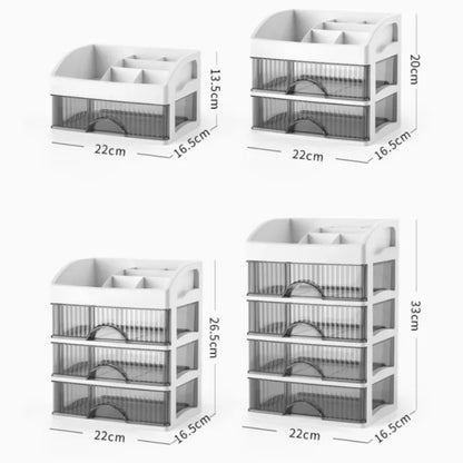 Drawer Makeup Organizer Acrylic Clear Cosmetic Storage Box Plastic Transparent Makeup Holder Container Vanity Table Organizer