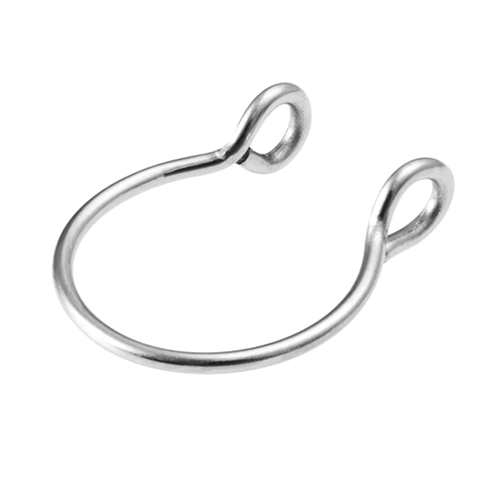 1pc Fake Nose Ring for Women Men 20G Surgical Steel Faux Piercing Jewelry Fake Piercing Hoop Lip Septum Nose Rings Body Jewelry